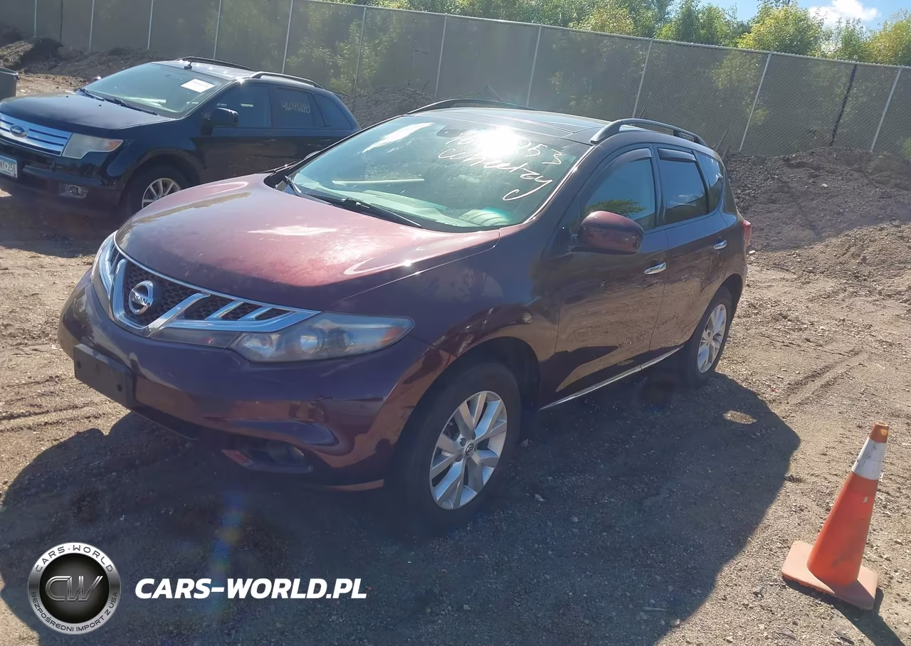 2014 Nissan Murano Sl VIN:JN8AZ1MW6EW521439 - 2