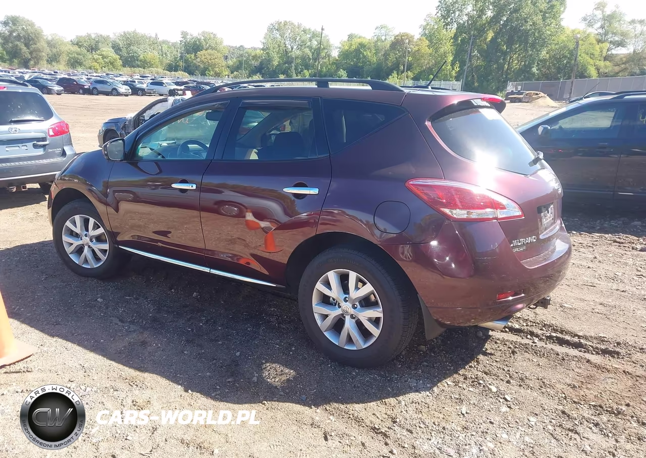2014 Nissan Murano Sl VIN:JN8AZ1MW6EW521439 - 3
