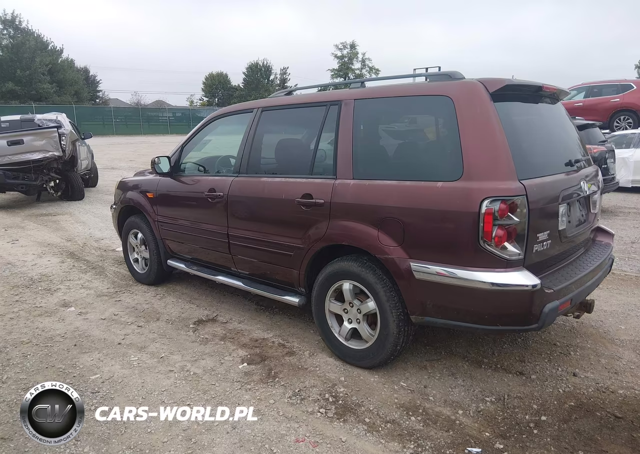 2007 Honda Pilot Ex VIN:2HKYF184X7H506043 - 3