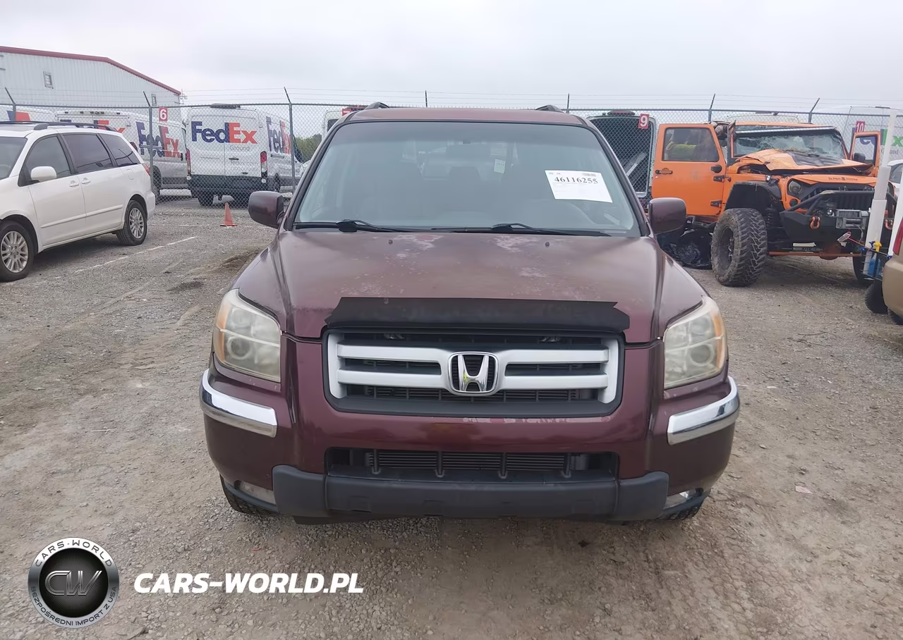 2007 Honda Pilot Ex VIN:2HKYF184X7H506043 - 6