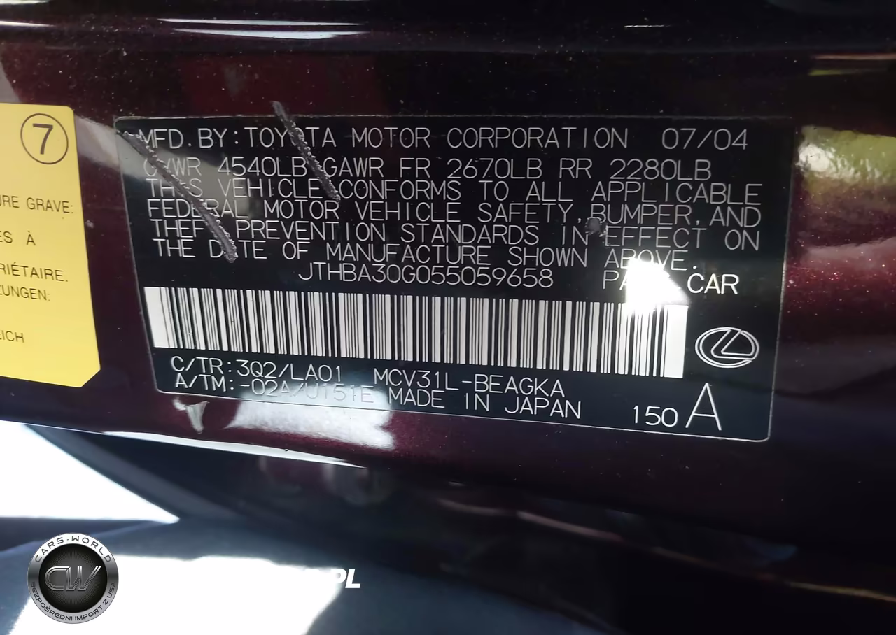 2005 Lexus Es 330 VIN:JTHBA30G055059658 - 9