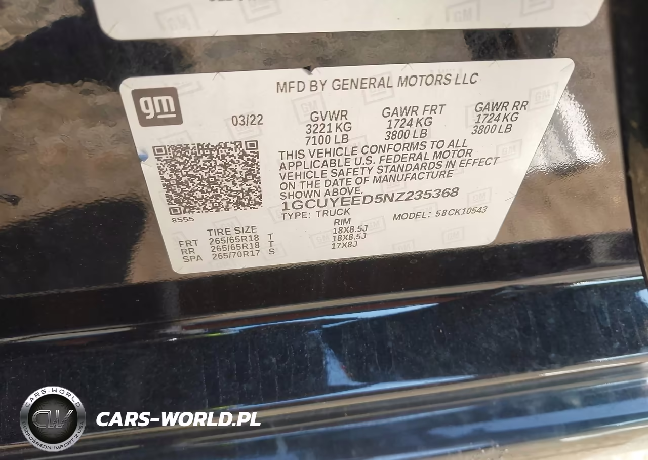 2022 Chevrolet Silverado 1500 Ltd 4Wd Short Bed Rst VIN:1GCUYEED5NZ235368 - 9