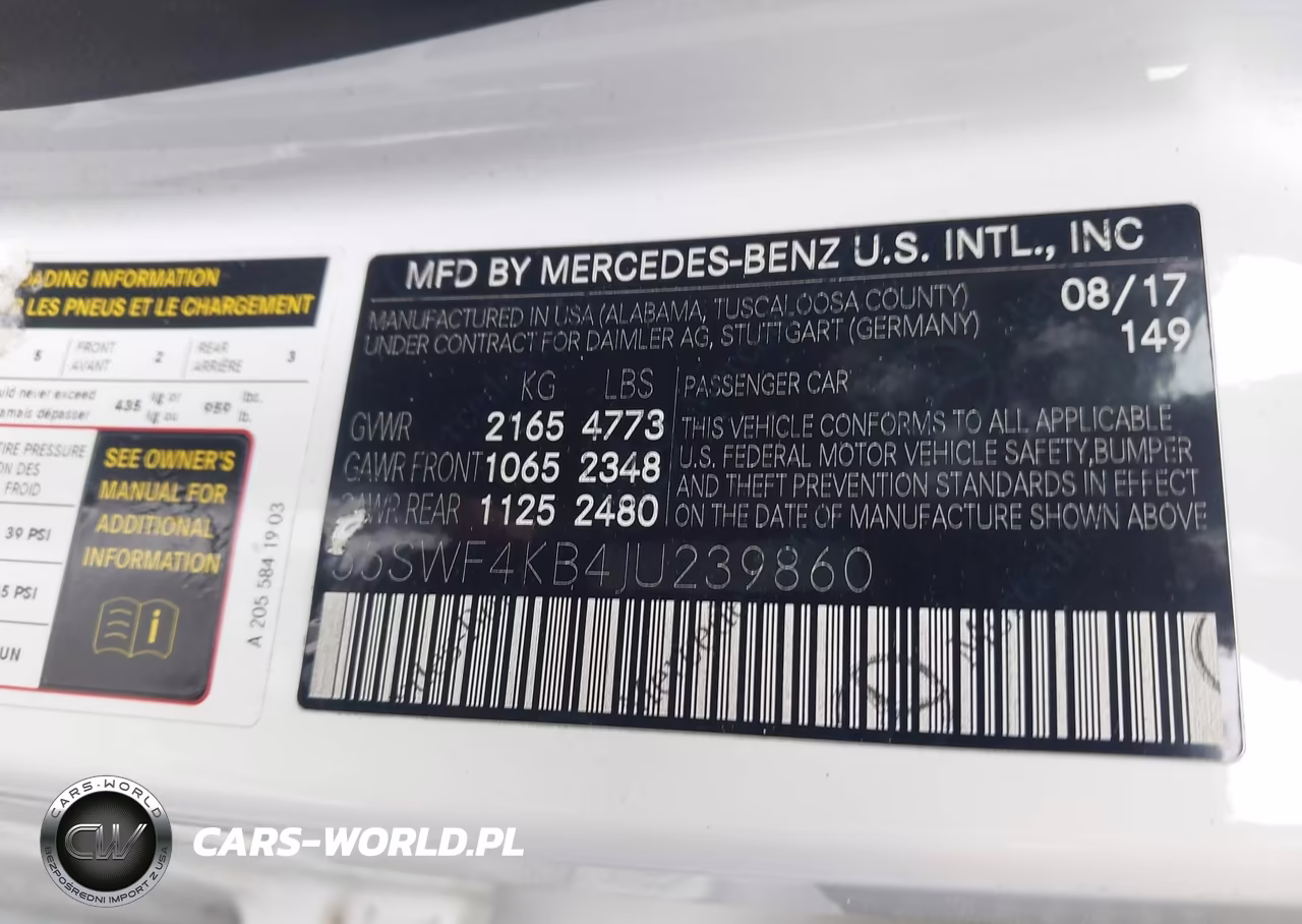 2018 Mercedes-Benz C 300 4Matic VIN:55SWF4KB4JU239860 - 9