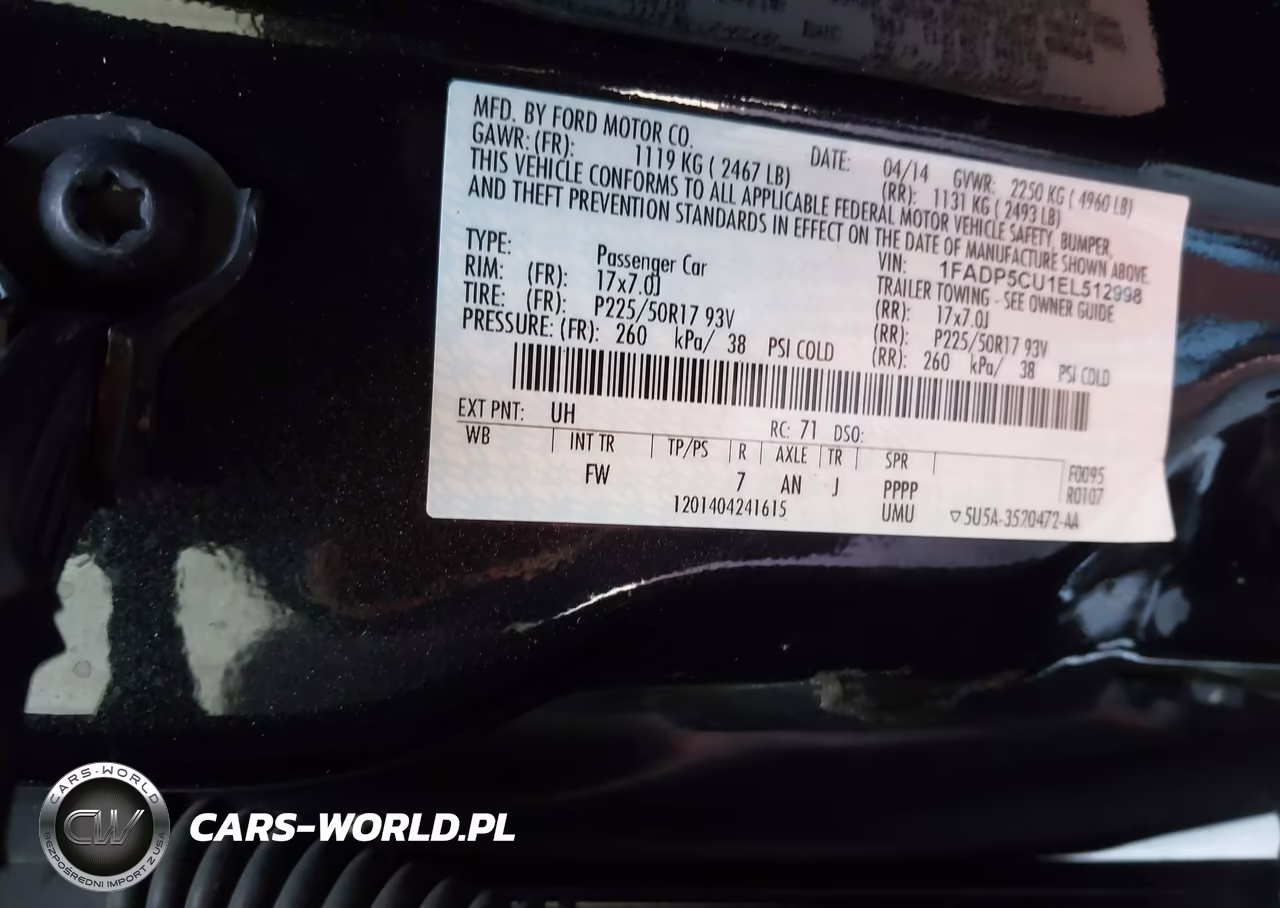 2014 Ford C-Max Premium VIN:1FADP5CU1EL512998 - 9