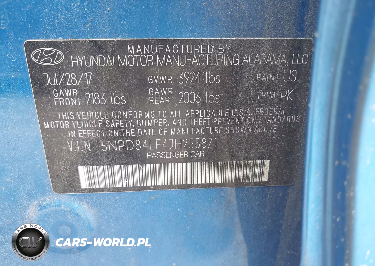 2018 Hyundai Elantra Sel VIN:5NPD84LF4JH255871 - 9