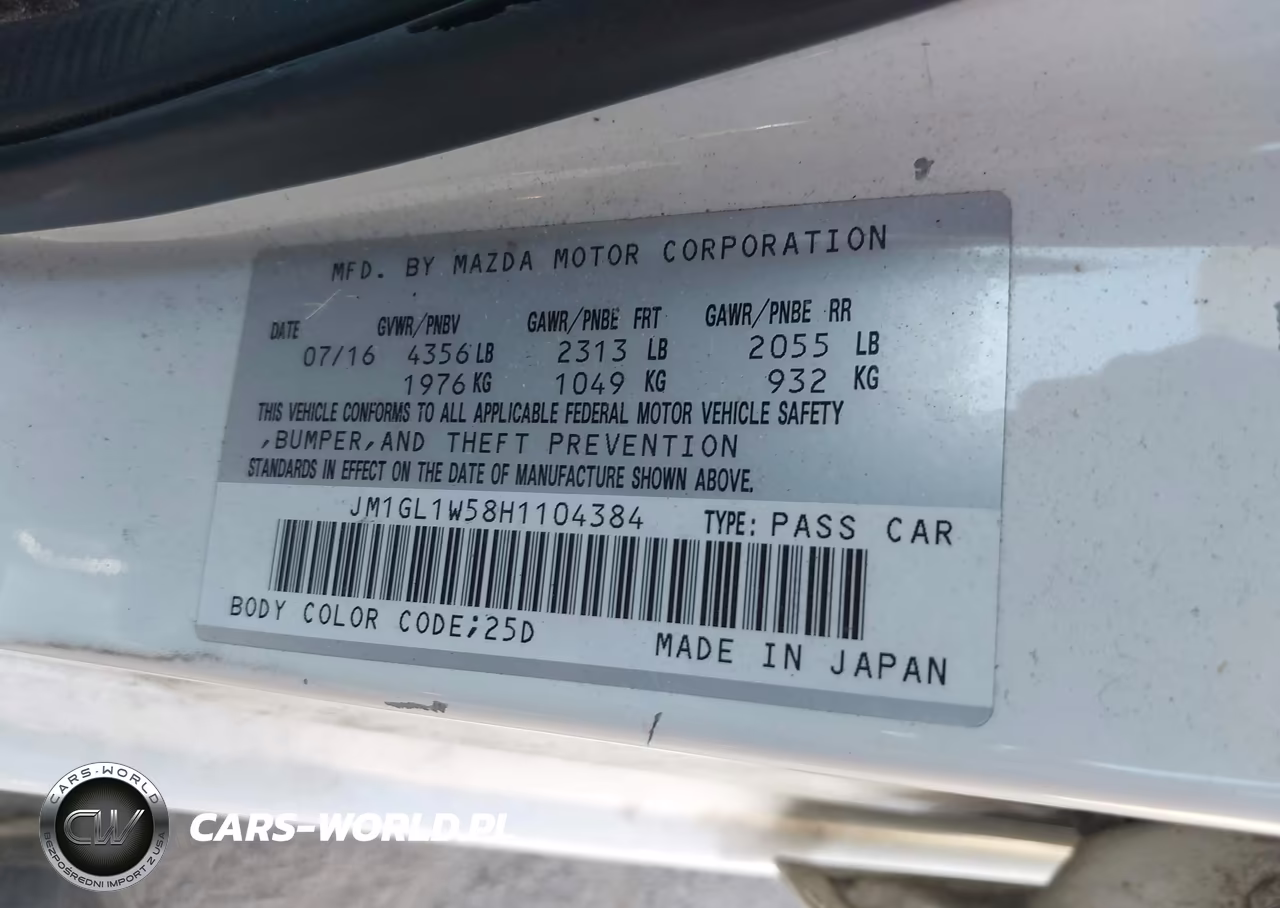 2017 Mazda Mazda6 Grand Touring VIN:JM1GL1W58H1104384 - 9