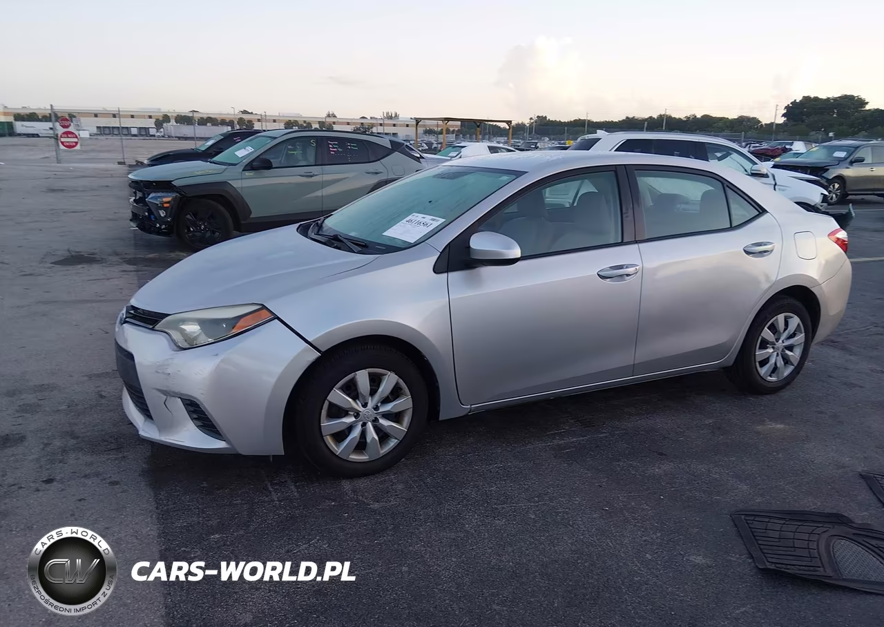 2015 Toyota Corolla Le VIN:5YFBURHE1FP206699 - 2