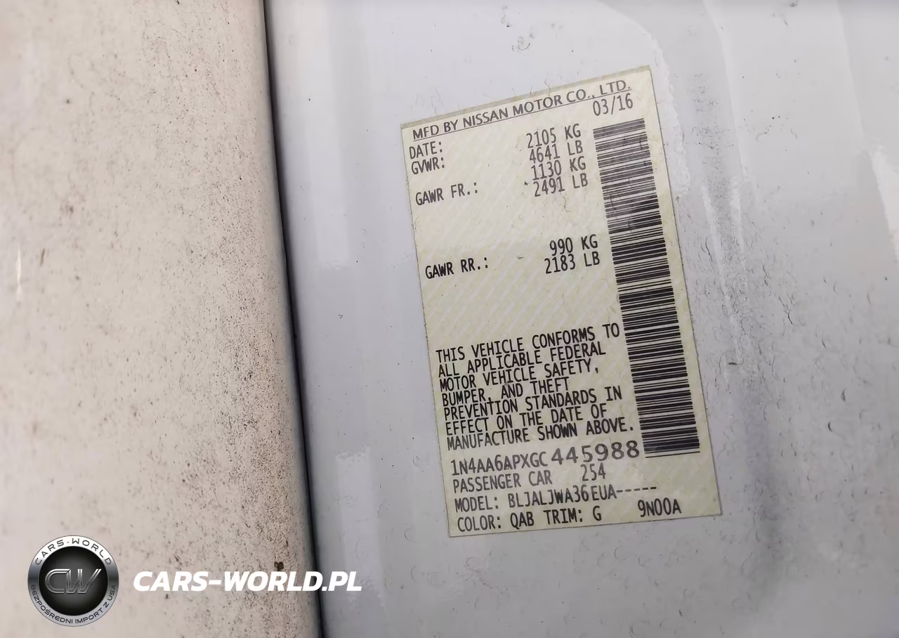 2016 Nissan Maxima 3.5 Sv VIN:1N4AA6APXGC445988 - 9