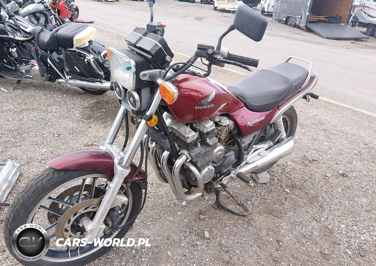 1983 Honda Cb650 Sc VIN:JH2RC1302DM017341 - 2