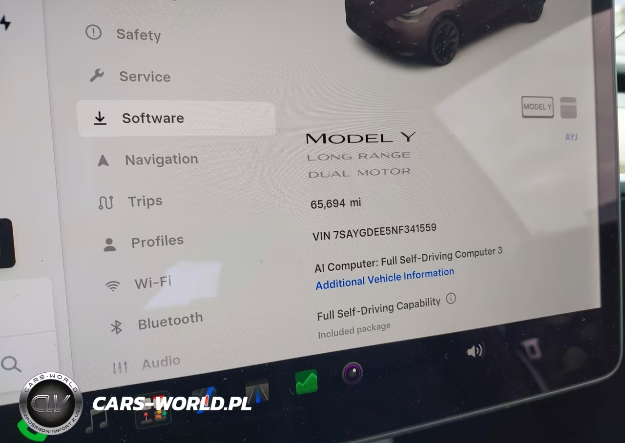 2022 Tesla Model Y Long Range Dual Motor All-Wheel Drive VIN:7SAYGDEE5NF341559 - 14
