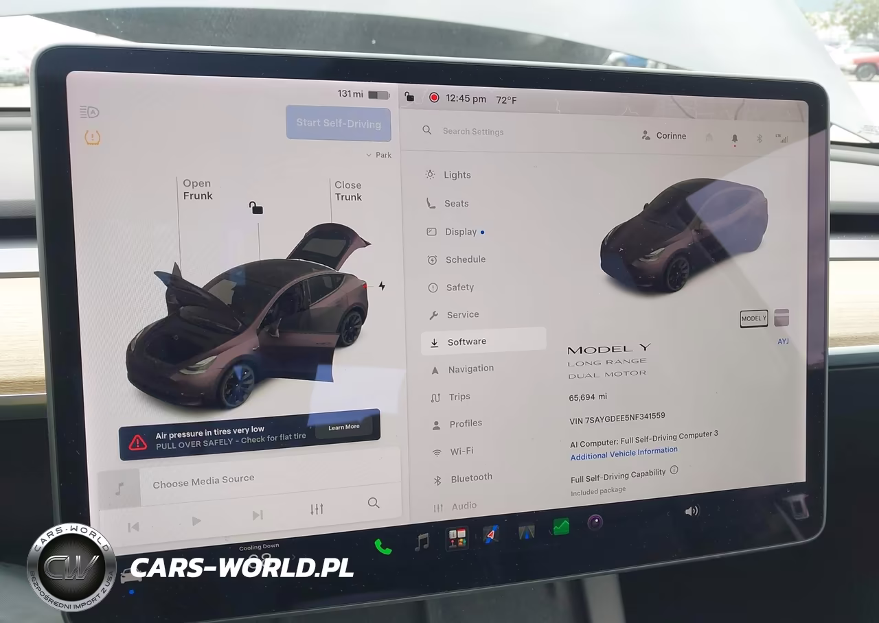 2022 Tesla Model Y Long Range Dual Motor All-Wheel Drive VIN:7SAYGDEE5NF341559 - 7