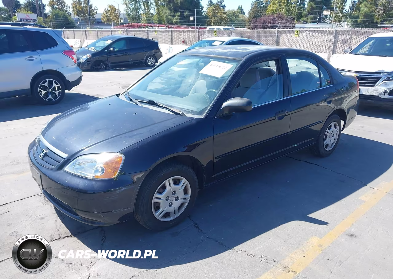 2001 Honda Civic Lx VIN:2HGES16521H514987 - 2