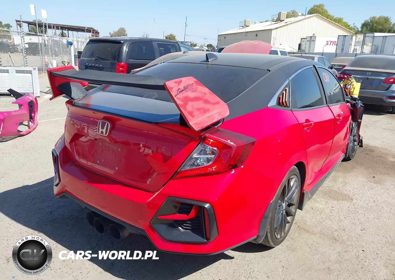 2020 Honda Civic Si Sedan VIN:2HGFC1E54LH703064 - 4