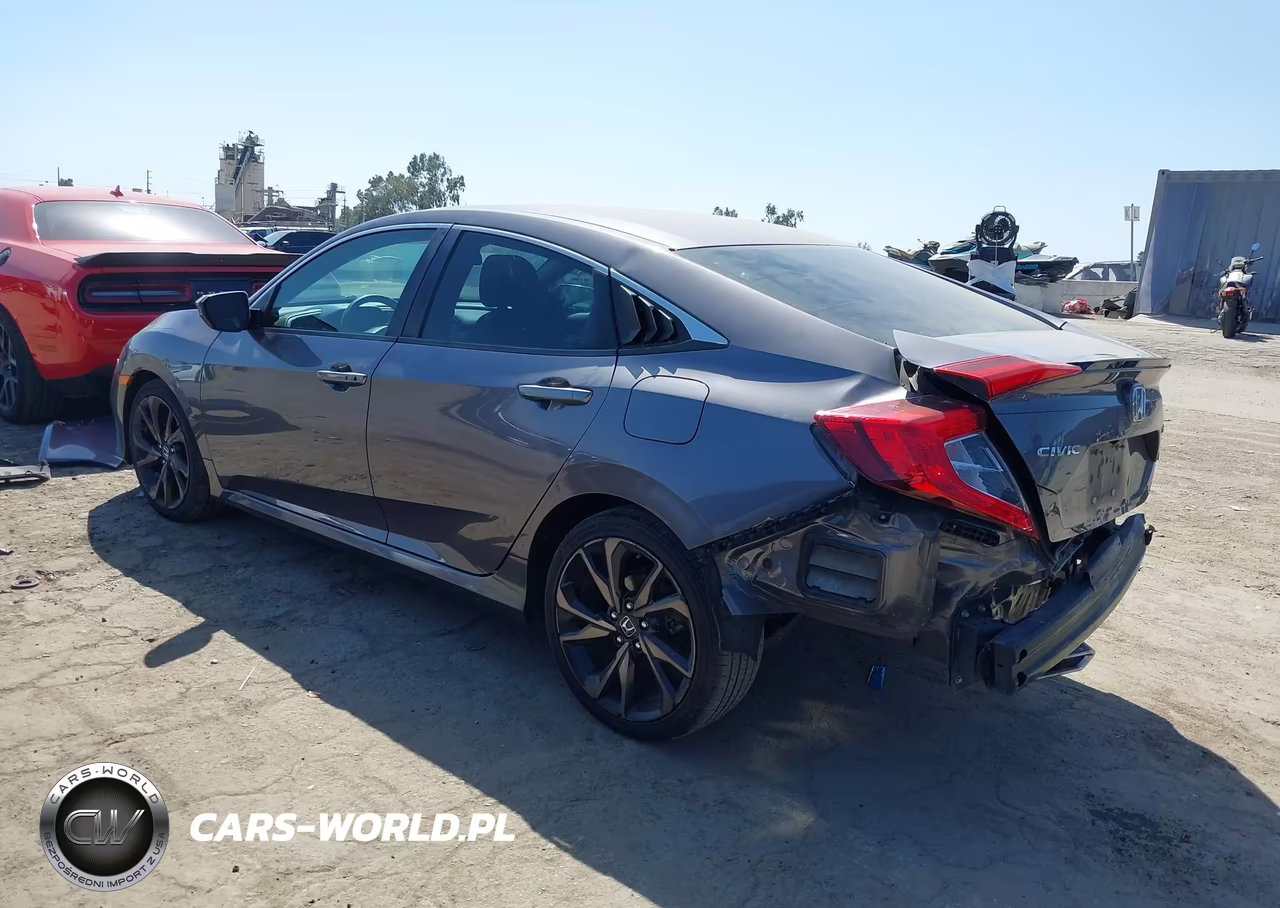 2020 Honda Civic Sport VIN:19XFC2F81LE010753 - 3