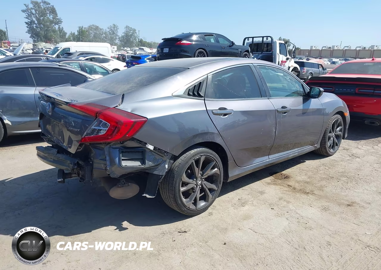 2020 Honda Civic Sport VIN:19XFC2F81LE010753 - 4