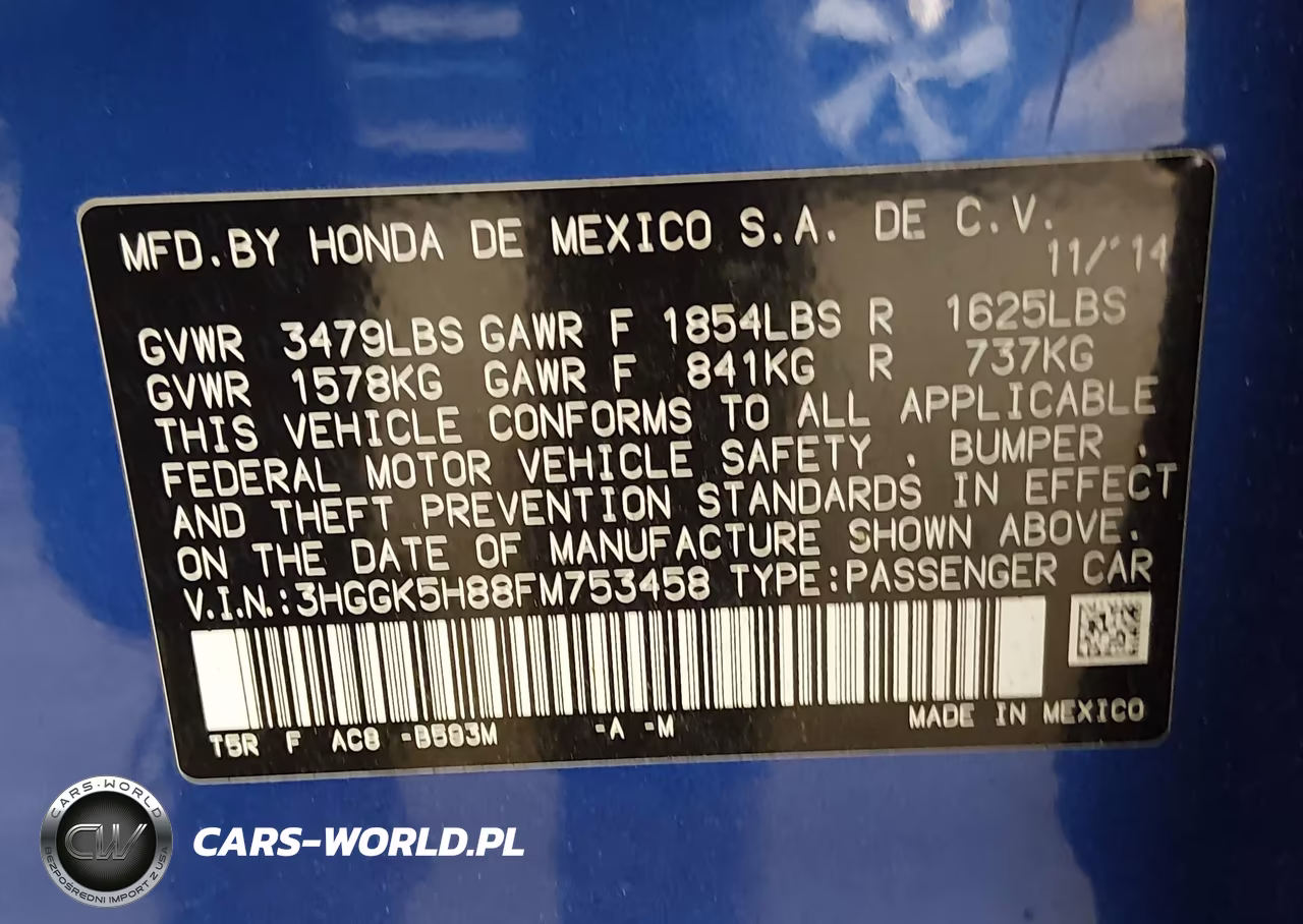 2015 Honda Fit Ex-Ex-L VIN:3HGGK5H88FM753458 - 9