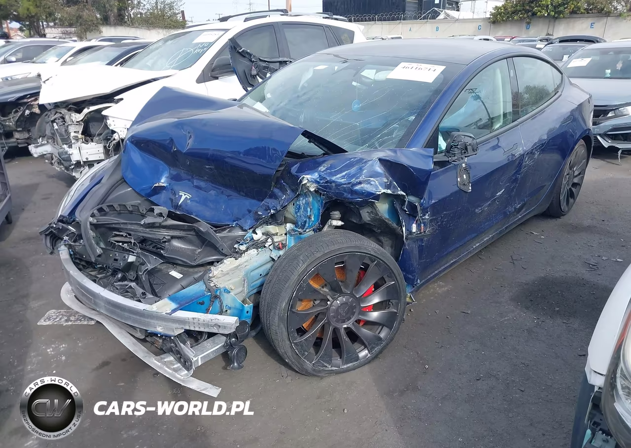 2023 Tesla Model 3 Performance Dual Motor All-Wheel Drive VIN:5YJ3E1EC6PF417688 - 2