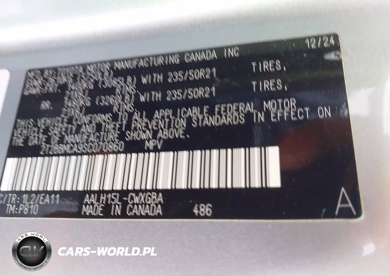 2025 Lexus Rx 350H Premium VIN:2T2BBMCA9SC070860 - 9