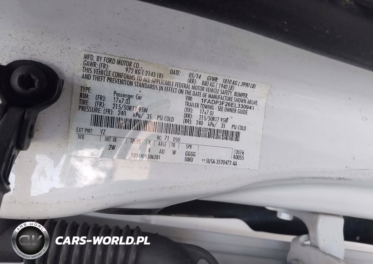 2014 Ford Focus Se VIN:1FADP3F26EL330941 - 9