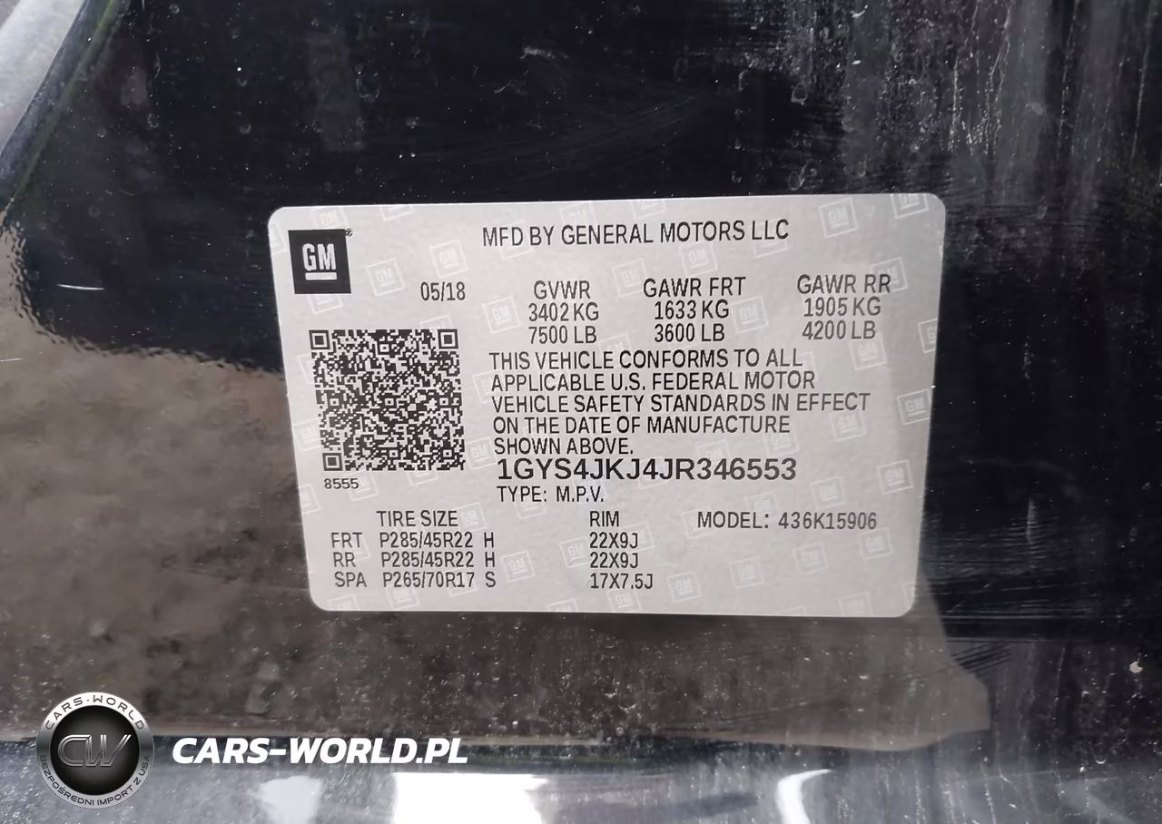 2018 Cadillac Escalade Esv Premium Luxury VIN:1GYS4JKJ4JR346553 - 9