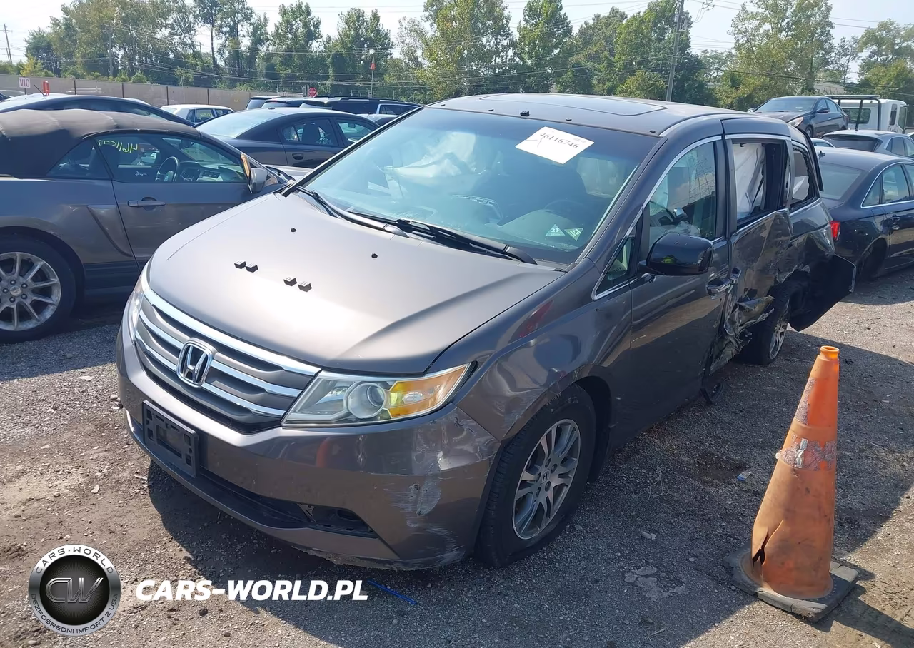 2013 Honda Odyssey Ex-L VIN:5FNRL5H64DB007884 - 2