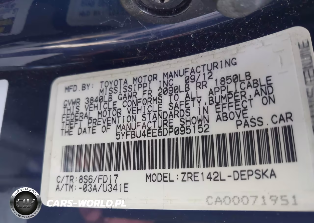 2013 Toyota Corolla S VIN:5YFBU4EE6DP095152 - 9