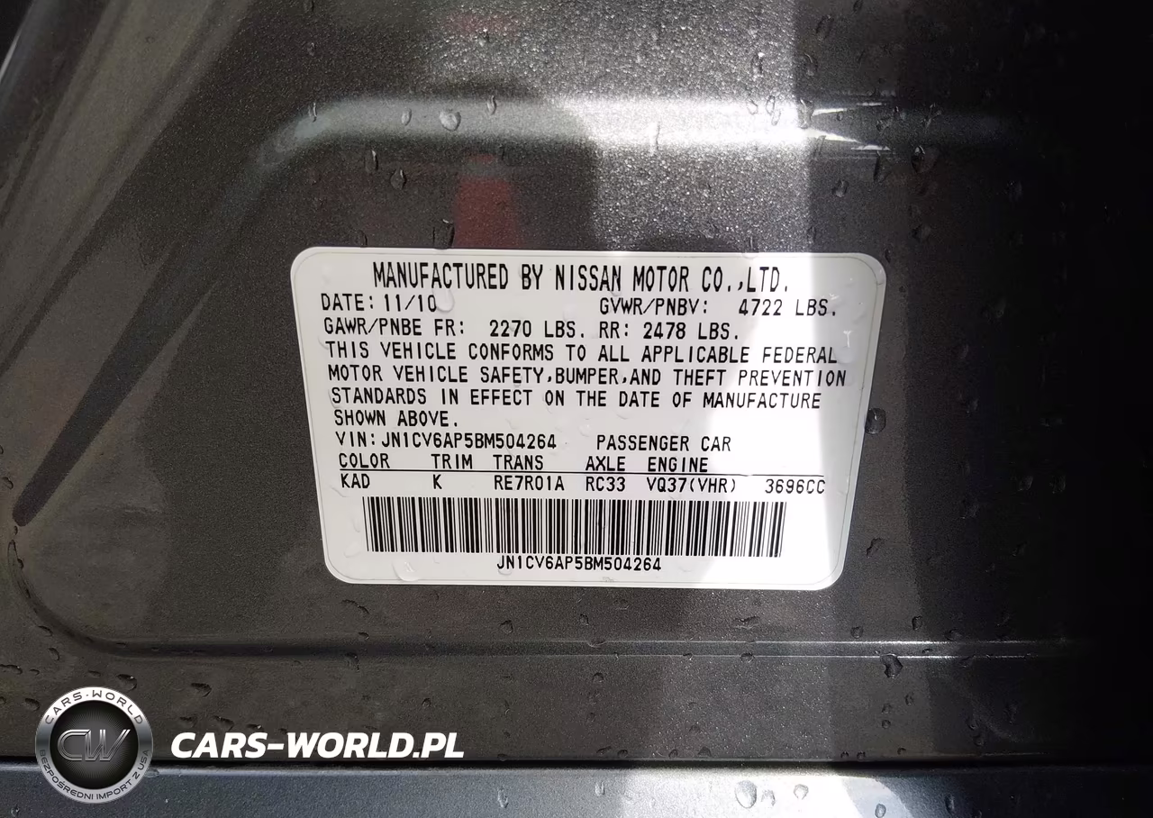 2011 Infiniti G37 Journey VIN:JN1CV6AP5BM504264 - 9