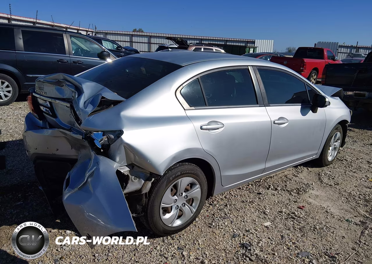 2014 Honda Civic Lx VIN:2HGFB2F50EH515426 - 4