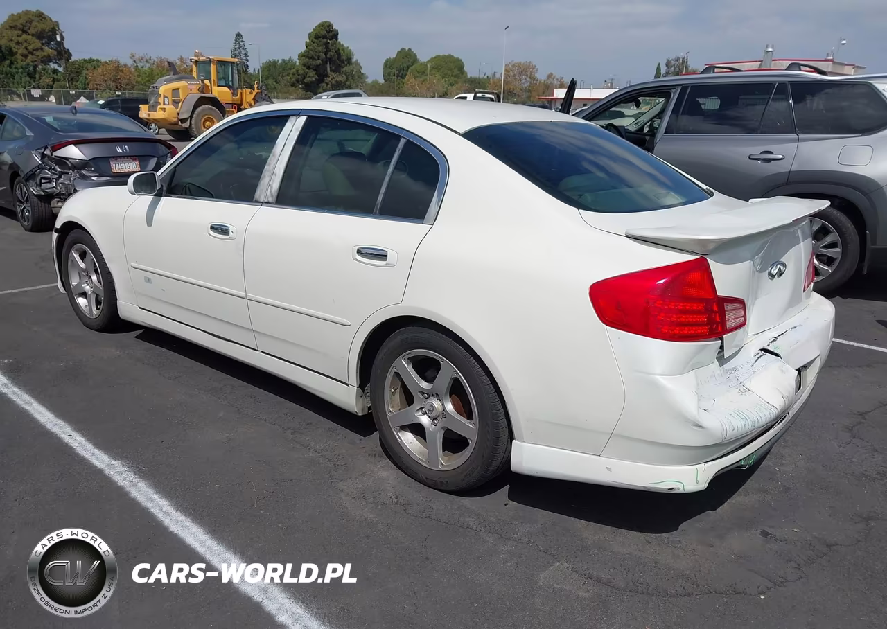 2003 Infiniti G35 Luxury Leather VIN:JNKCV51E43M305955 - 3