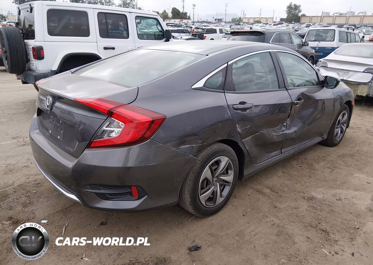 2019 Honda Civic Lx VIN:2HGFC2F62KH565472 - 4