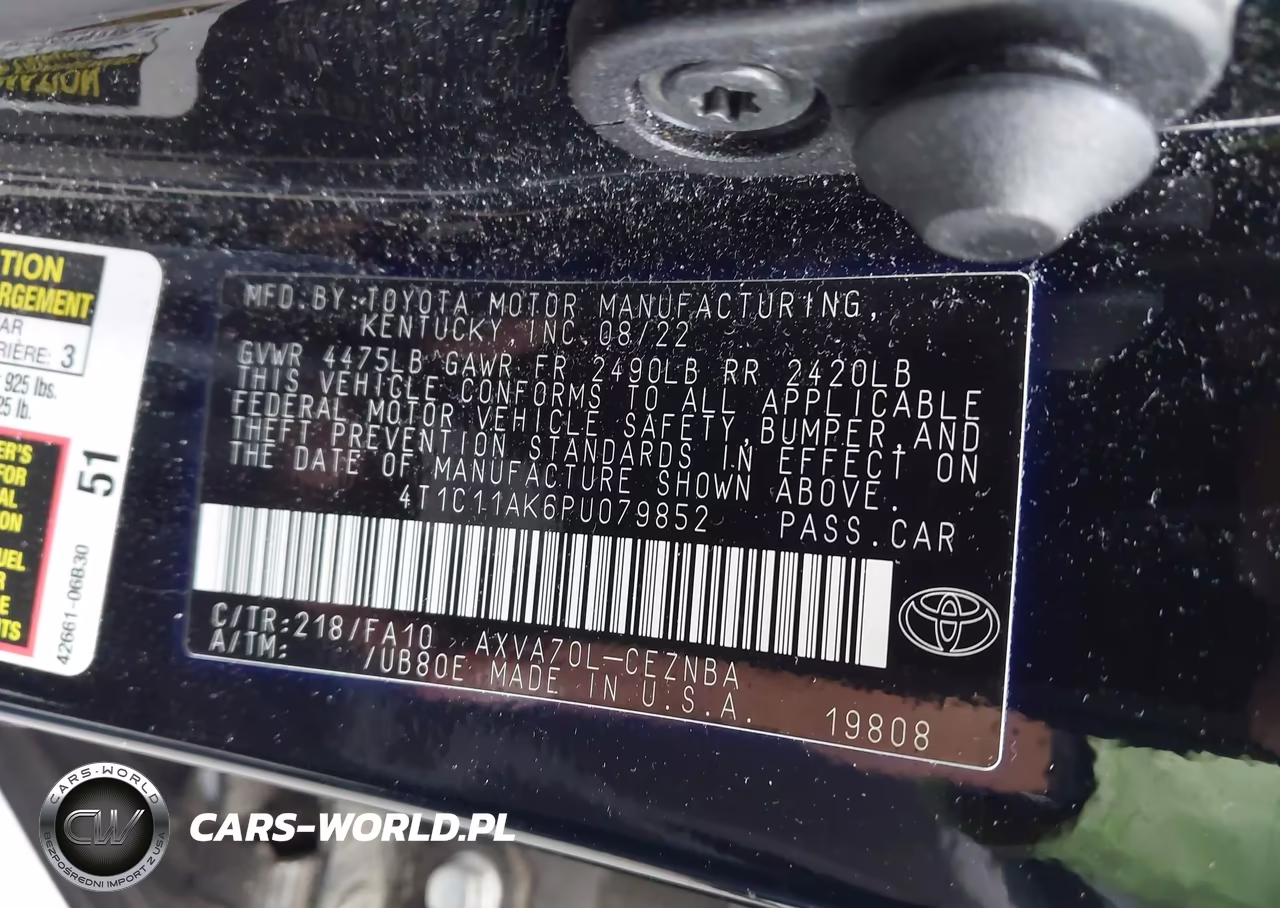 2023 Toyota Camry Le VIN:4T1C11AK6PU079852 - 9