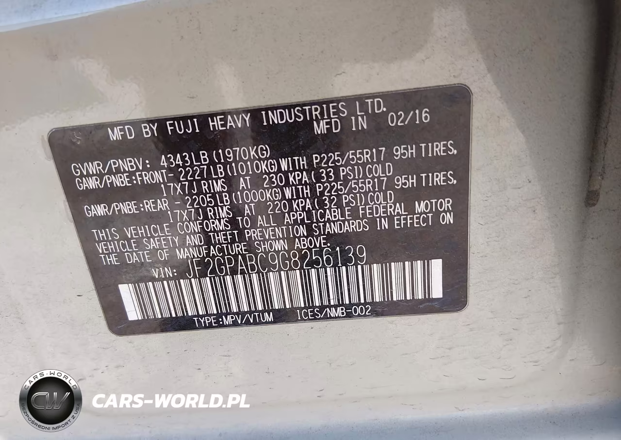 2016 Subaru Crosstrek 2.0I Premium VIN:JF2GPABC9G8256139 - 9