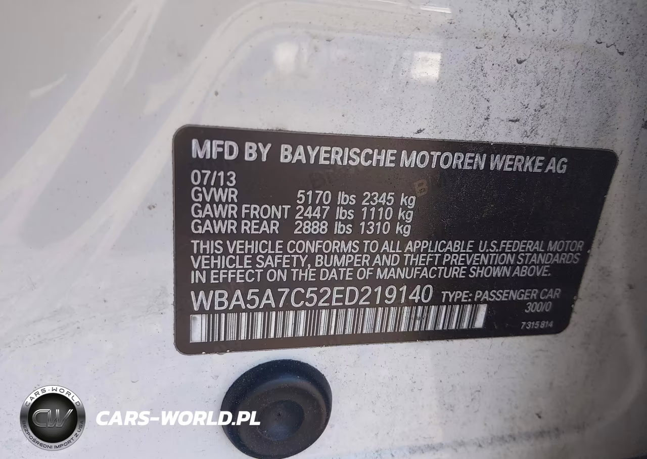 2014 BMW 528I xDrive VIN:WBA5A7C52ED219140 - 9