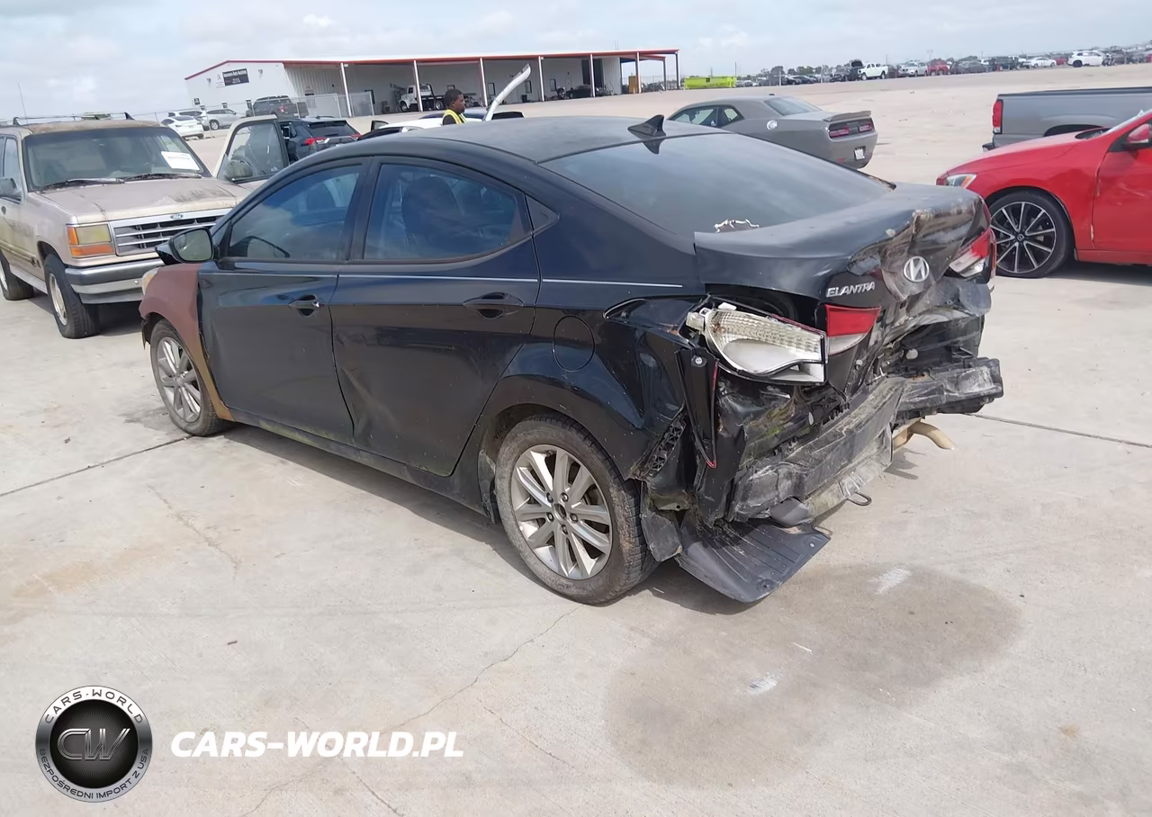 2014 Hyundai Elantra Se VIN:5NPDH4AE1EH489417 - 3