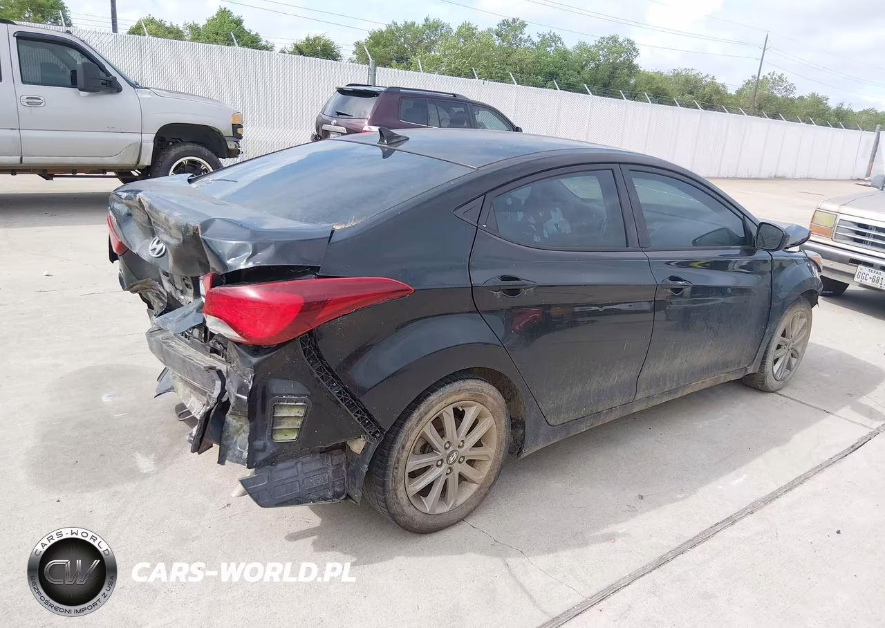 2014 Hyundai Elantra Se VIN:5NPDH4AE1EH489417 - 4