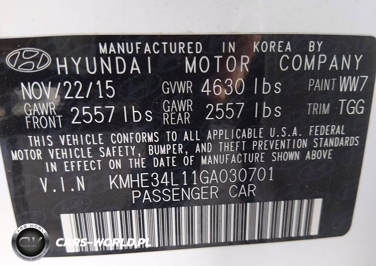 2016 Hyundai Sonata Hybrid Limited VIN:KMHE34L11GA030701 - 9