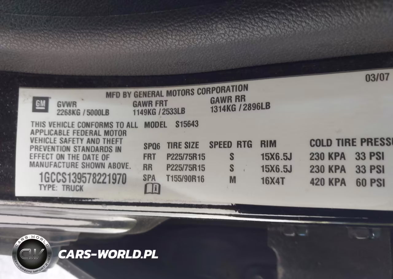 2007 Chevrolet Colorado Lt VIN:1GCCS139578221970 - 9