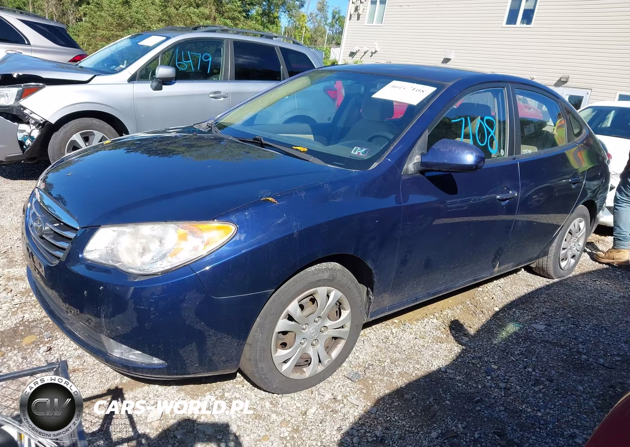 2010 Hyundai Elantra Gls VIN:KMHDU4AD2AU186192 - 2