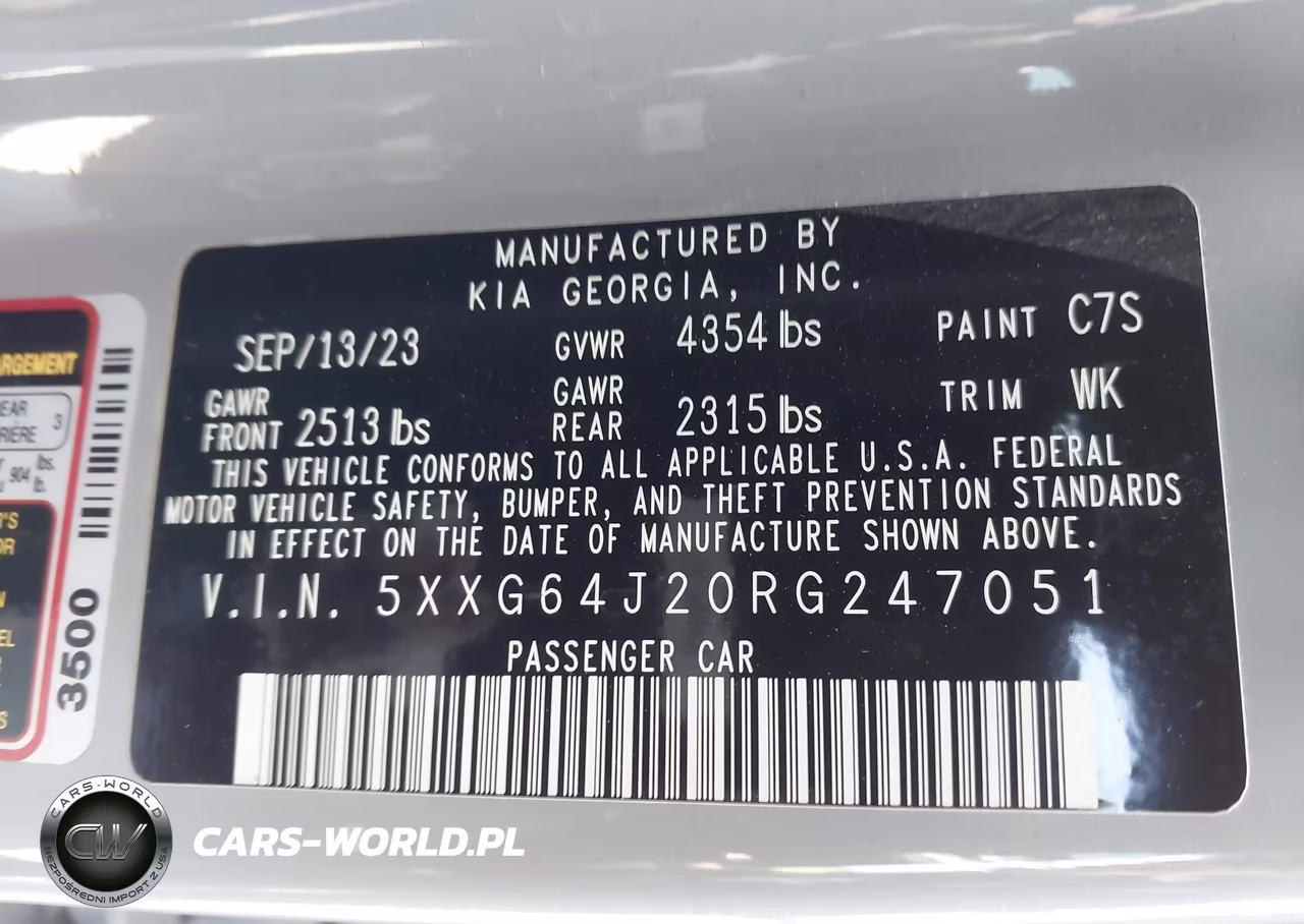 2024 Kia K5 Gt-Line VIN:5XXG64J20RG247051 - 9
