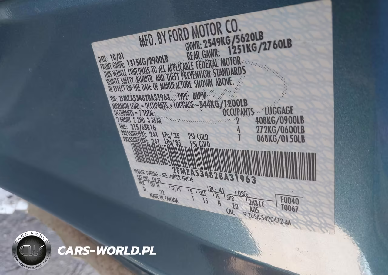 2002 Ford Windstar Sel VIN:2FMZA53482BA31963 - 9