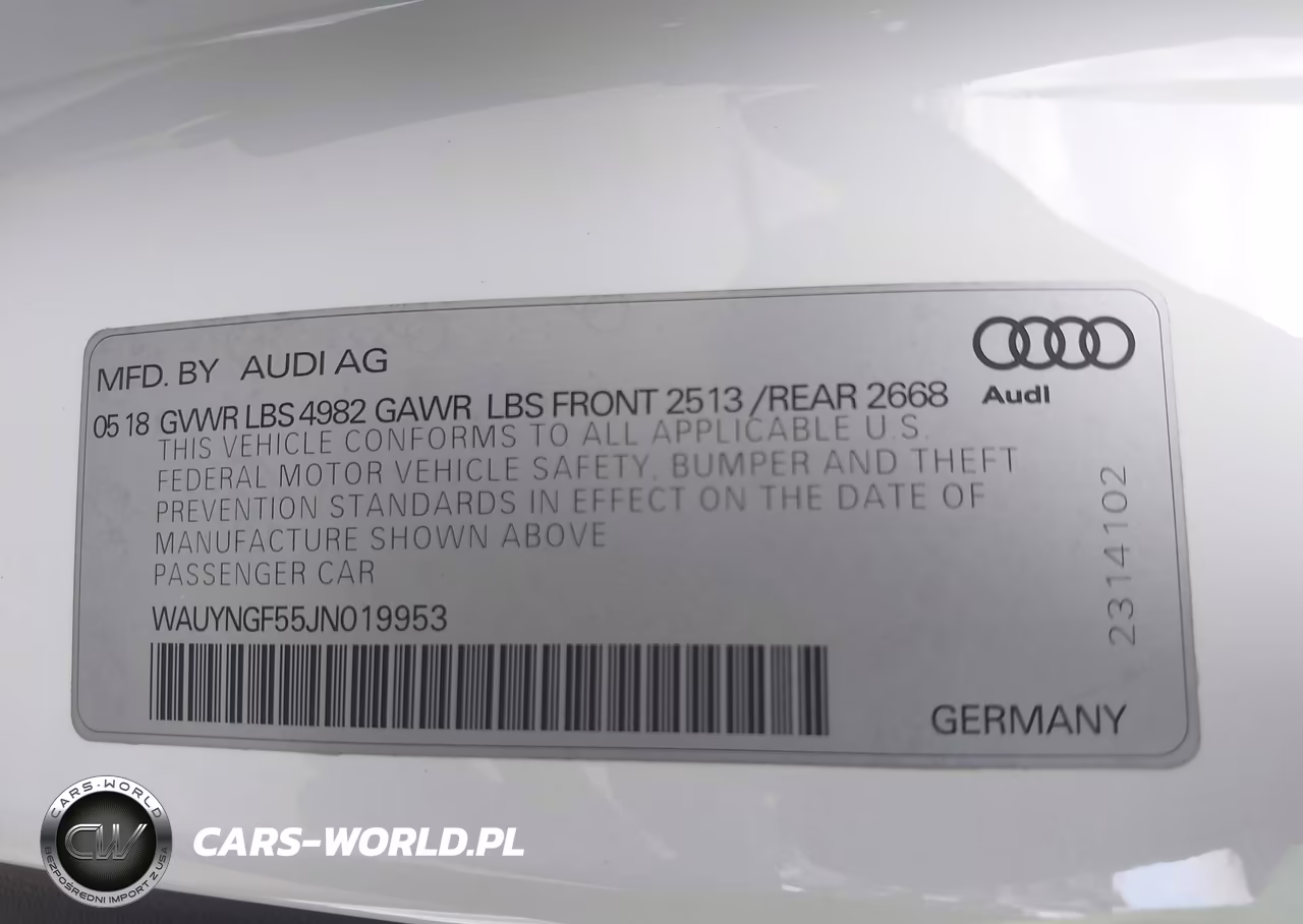 2018 Audi A5 2.0T Premium VIN:WAUYNGF55JN019953 - 9