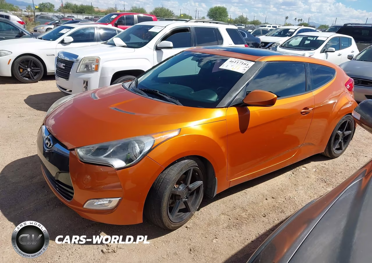 2013 Hyundai Veloster Base W-Black VIN:KMHTC6AD5DU102414 - 2