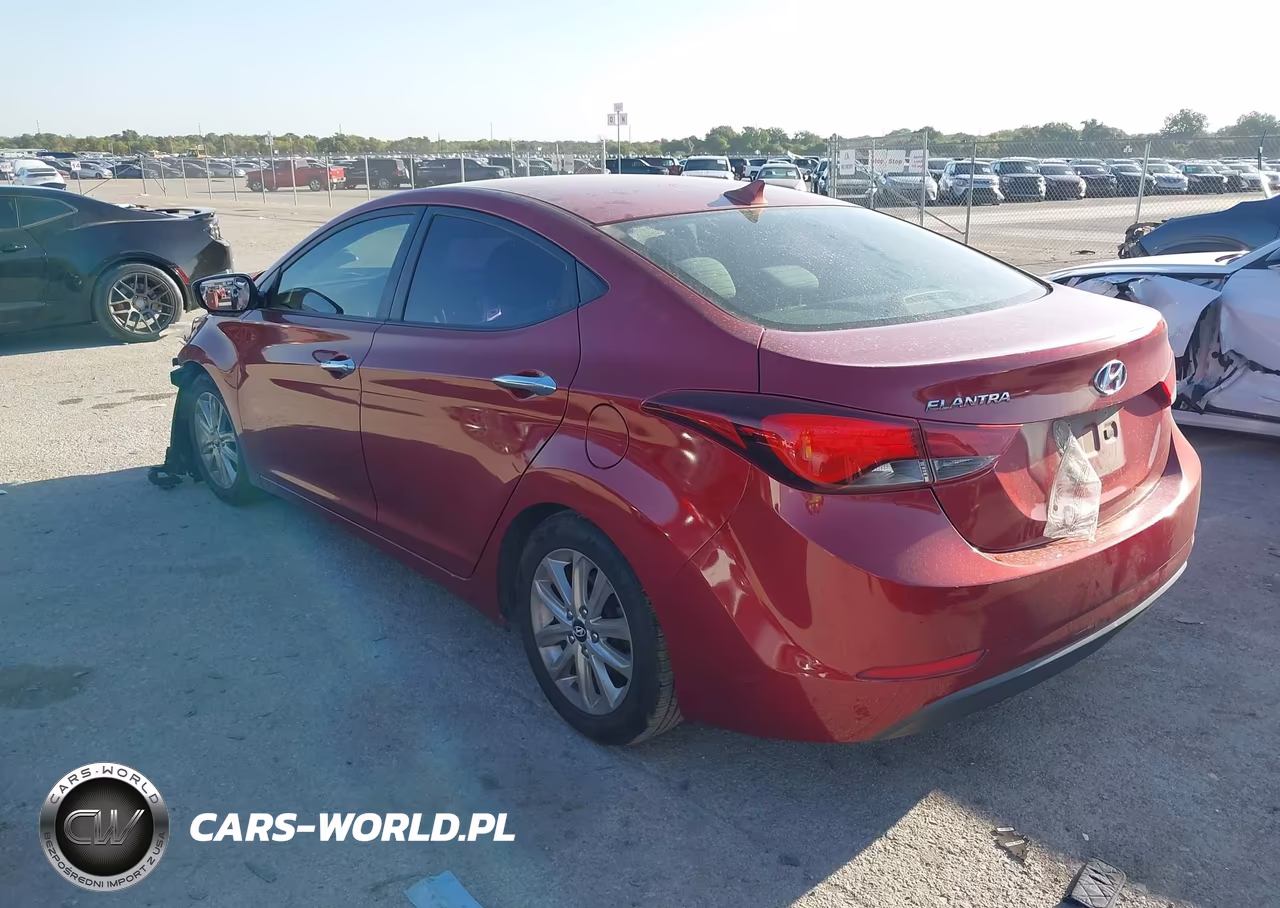 2014 Hyundai Elantra Se VIN:5NPDH4AE8EH539343 - 3