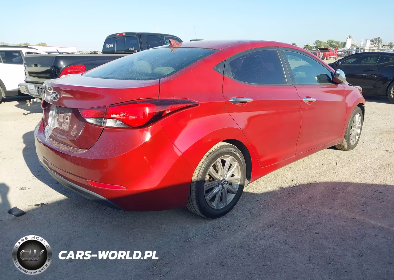 2014 Hyundai Elantra Se VIN:5NPDH4AE8EH539343 - 4