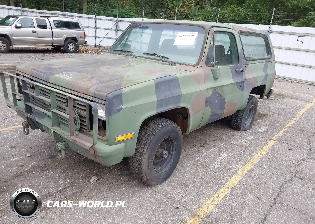 1985 Chevrolet D10 Military Blazer VIN:1G8ED18J7FF145047 - 2