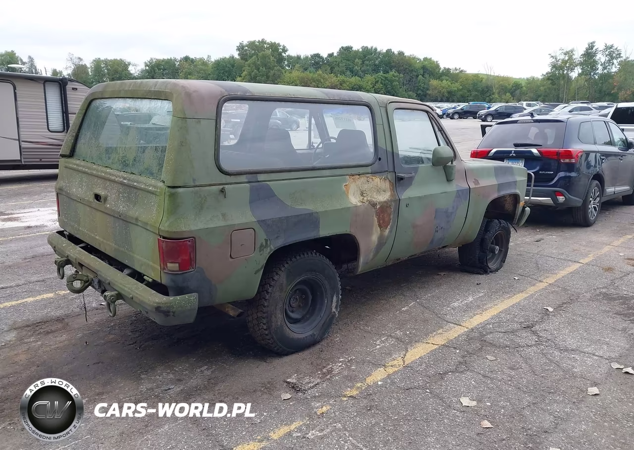 1985 Chevrolet D10 Military Blazer VIN:1G8ED18J7FF145047 - 4