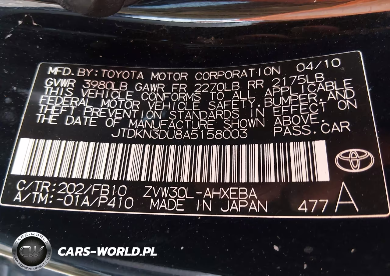 2010 Toyota Prius Ii VIN:JTDKN3DU8A5158003 - 9