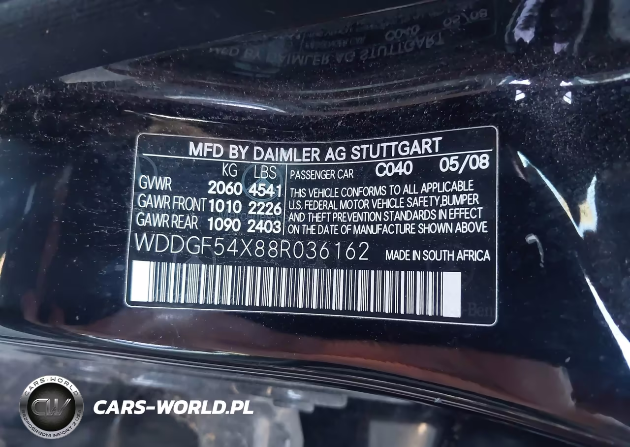 2008 Mercedes-Benz C 300 Luxury-Sport VIN:WDDGF54X88R036162 - 9
