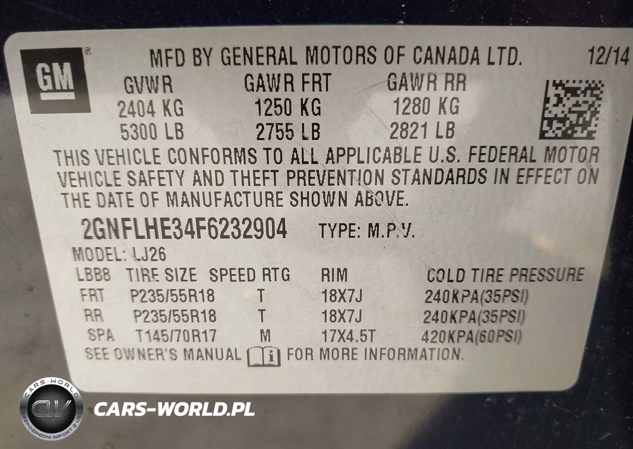 2015 Chevrolet Equinox Ltz VIN:2GNFLHE34F6232904 - 9