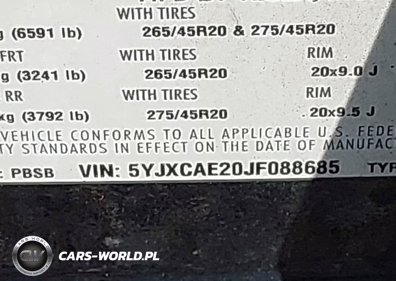 2018 Tesla Model X 100D-75D-P100D VIN:5YJXCAE20JF088685 - 9